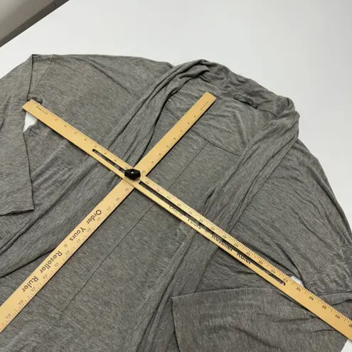 prAna Cardigan Womens X Large Gray Long Sleeve Open Front Knit