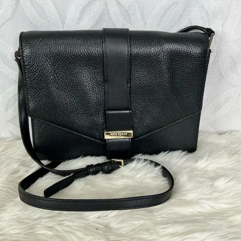 Kate Spade  Josephine Black Leather Crossbody Bag