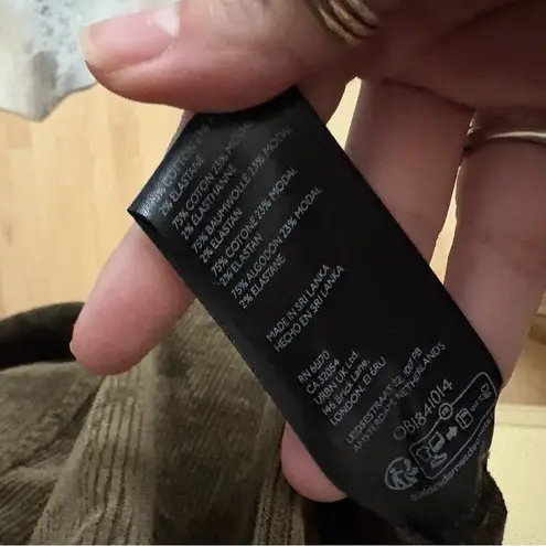 Pilcro ANTHROPOLOGIE Long-Sleeve Corduroy Slim Mini Dress Size 8