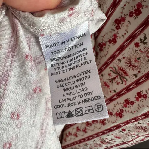 Hill House Margot Floral Emma Ikat Stripe Dress