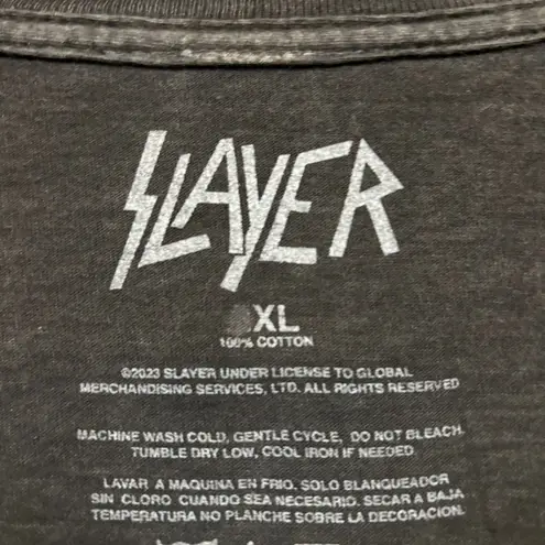 Slayer Sacrificial Goat Thrash Metal Band Oversized Tee XL