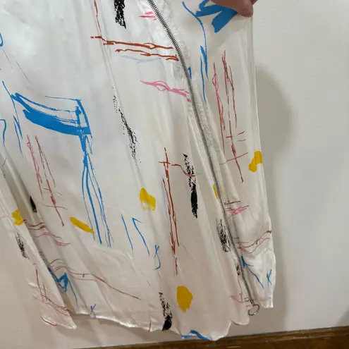 Cedric Charlie's Fantasy print dress size Size 6 White