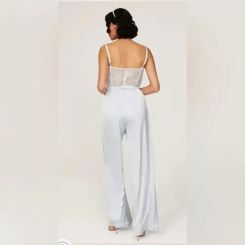 Katie May Tink Jumpsuit in Light Blue Size Large Baby Shower Special Occasion