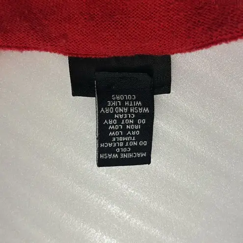 Rue 21  Red/White Seahorse Sweater Long Sleeve S Casual Mermaid Cherry Girl Boho