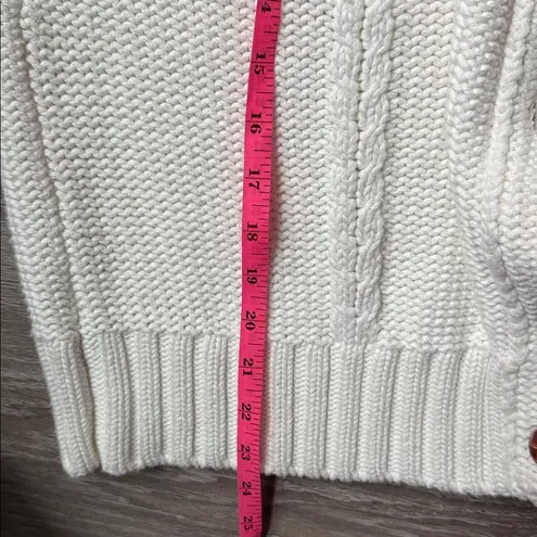 STAUD Blake Oversized Cardigan in Ivory Small