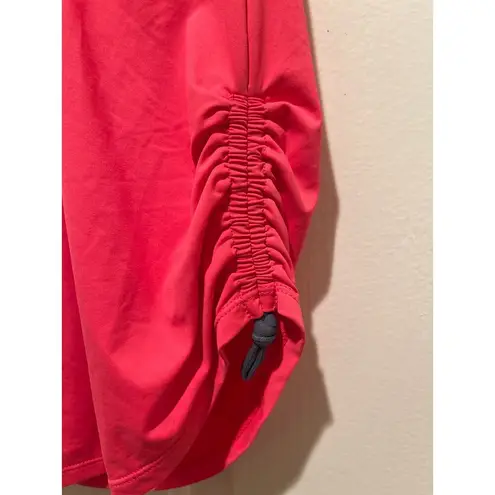 Beach House Sport Maya Tank in Calypso Racer Back Size 10 NWT Ruched Extra Long Pink