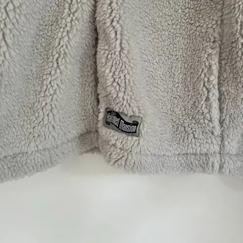 Disney  Parks Haunted Mansion Sherpa Cropped Jacket NEW