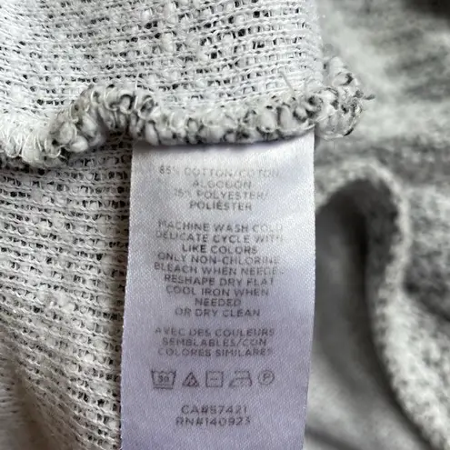 Lou & grey  Boucle Hooded Loungewear Sweater Cozy Marble Gray