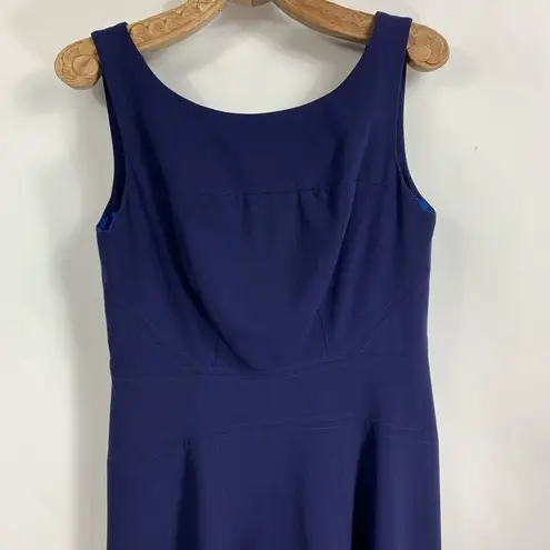 Andrew Marc Marc New York Navy Blue Fit & Flare Dress Sz 8