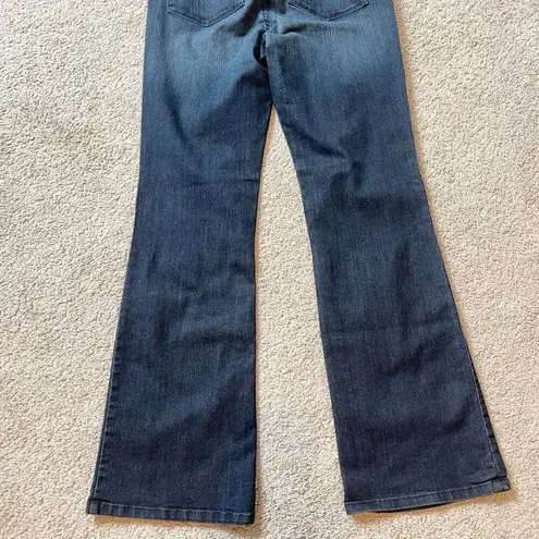 NYDJ  Jeans Womens Sz 10 Bootcut Embellished Demin Mid Rise‎ Stretch Lift Tuck