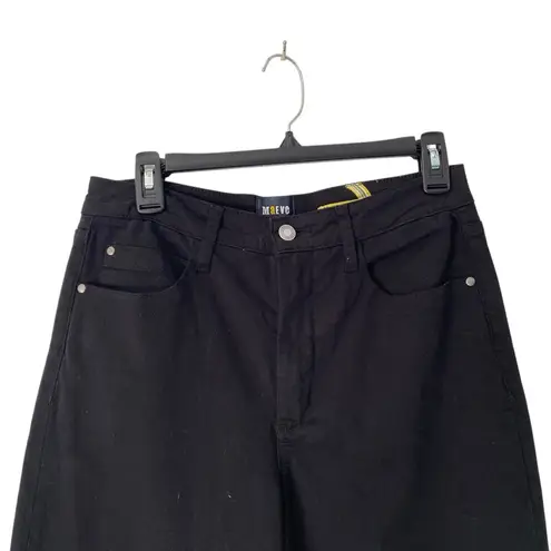 Maeve Anthropologie Colette High Rise Crop Black Wide-Leg Jeans size 29