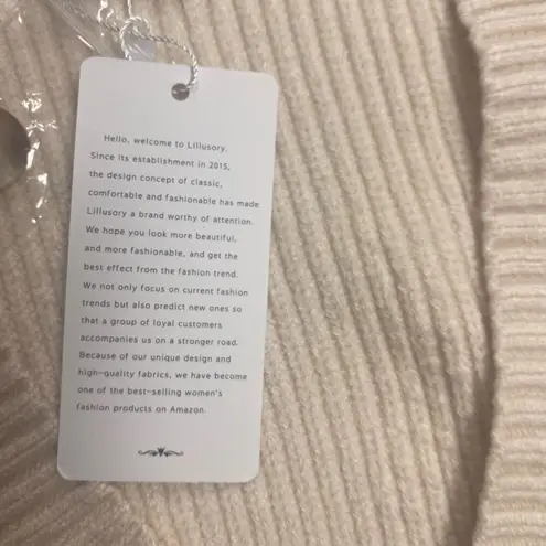 LILLUSORY Women’s Soft Knit Oversized Short Button Down Sweater Cardigan XL TAN