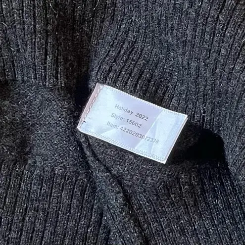 Marine layer Black and White Crewneck Sweater with Yin-Yang Design