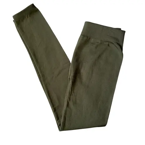 Eye Candy women's size L/XL olive green pull on stretchy pants leggings