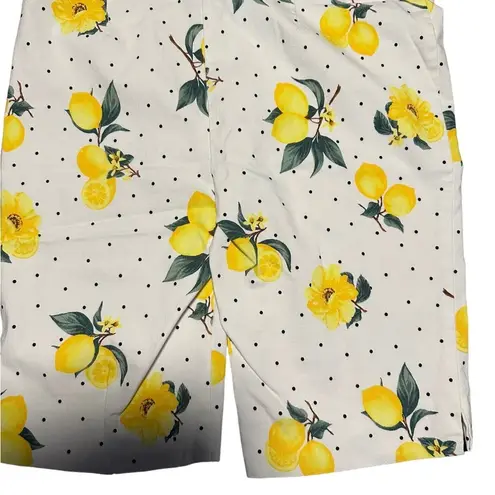 Bermuda NYCC Lemon Print  Shorts - Size 10