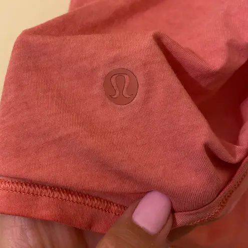 Lululemon  Acid Wash Peach Tied Up Tank