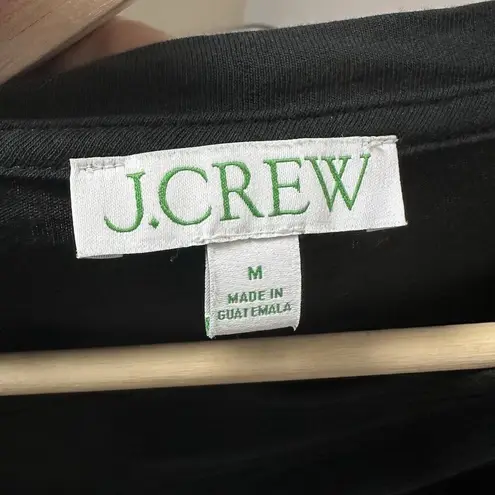 J Crew Women's Tiered Dress Black Broken