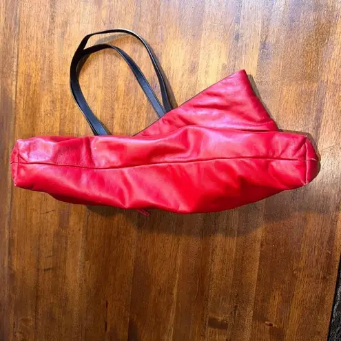 Mansur Gavriel Reversible Pillow Leather Tote Bag Black