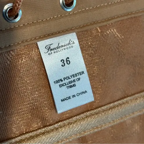 Frederick's of Hollywood NWT Toast Hollywood Dream Sweetheart Corset Sz 36