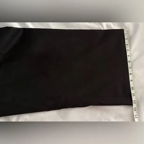 Simply Vera Vera Wang Capri Pants Women Wide Leg Size 10 Black NWT