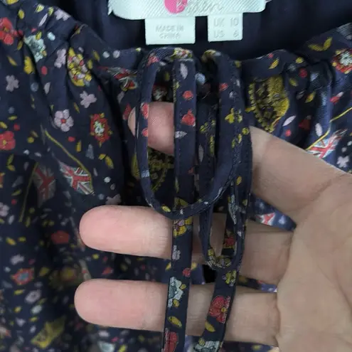 EUC Boden Catriona Jersey Top British Royalty Pattern Size 6