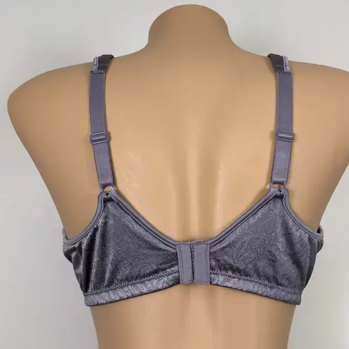 Bali Passion for Comfort Natural Uplift Wire Free Bra Size 38C 3228 Dusty Purple