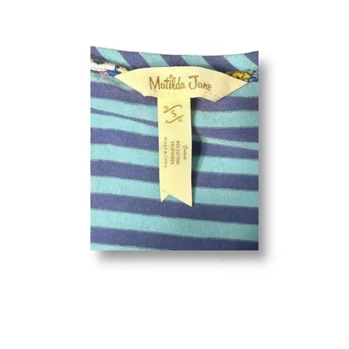 Matilda Jane Blue Striped Mini Dress Handkerchief Fairy Festival Cottagecore S - Image 5