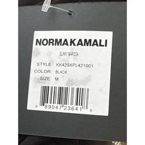 Norma Kamali Slinky Marissa One Piece Bikini in Black Medium New Womens