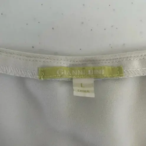 Gianni Bini  tribal embroidered sleeveless tank shell‎ Large GUC! 0191