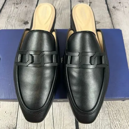 Rockport Women’s Total Motion Laylani Loafer Slides Mules Flats Black 9.5M NEW Size 9.5