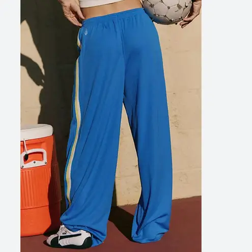 Free People #42 NWT  One On One Mesh Pants in Athlete Blue