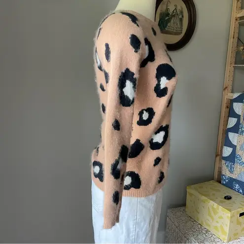 Torn By Ronny Kobo Leopard print angora sweater - Torn by Rony Kobo