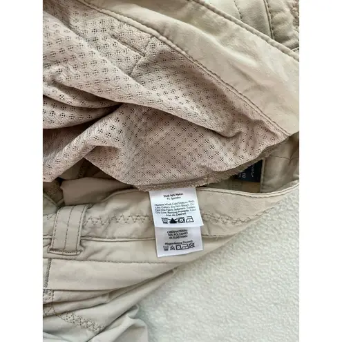 Eddie Bauer  Travex Women's Size 10 Tan Hiking Stretch Roll Tab Pants