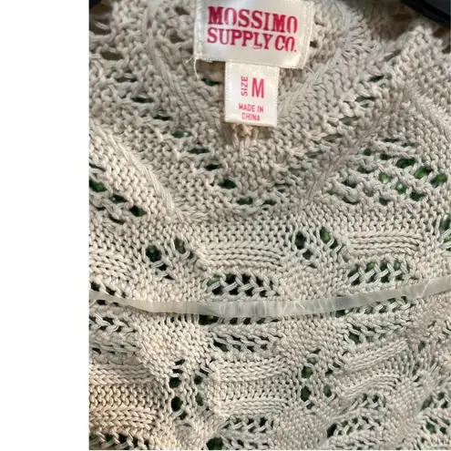 Mossimo Supply Co Cream Shrug with Asymmetrical Hem Size M
