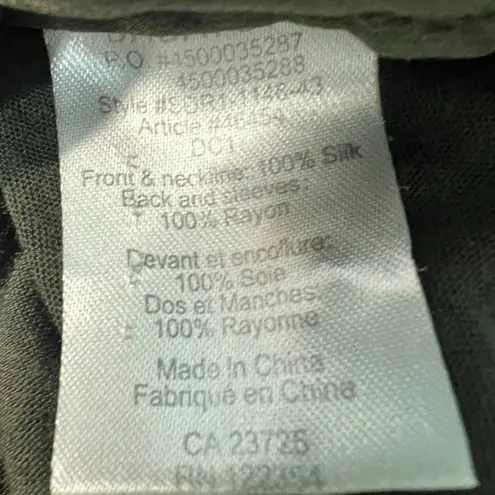 Babaton Silk Top womens XXS Relaxed Workwear Office Career Quiet Luxury Flaw