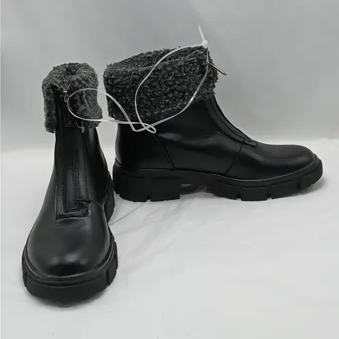 Blondo Plaka Waterproof Platform Hiking Boots Womens 6M Black Lug Sole Gorpcore