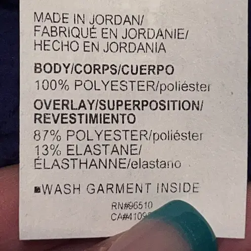 Under Armour Women's UA Sherpa‎ Fleece Mock Neck Jacket Pullover Blue / Black  Size XL NWOT