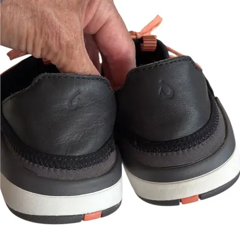 EUC OluKai Miki Li Sneakers Grey Black
Size 8.5 Retail $130.00