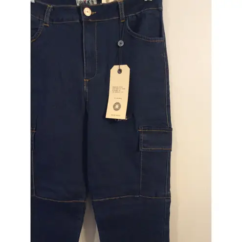 Denim Blvd New NWT Super High Rise Junior Size 11 Stitched Stretch Carpenter