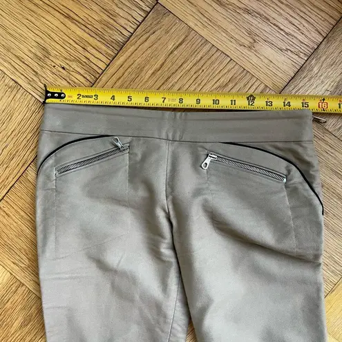 Balenciaga Cotton Moto-Style Skinny Pants, Sz 36 EUC