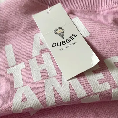 NWT Dubgee By Whoopi I AM THE AMERICAN DREAM Top Pink
