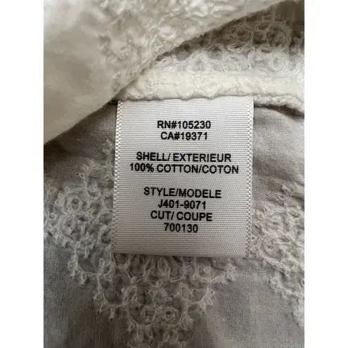 Joie a la plage white cotton tunic 100% cotton Size 8