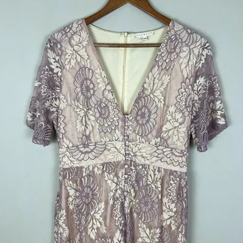 Prómesa Promesa Maxi Dress XL Purple Sleeping Beauty Feminine Lace Fairy Whimsical Flora