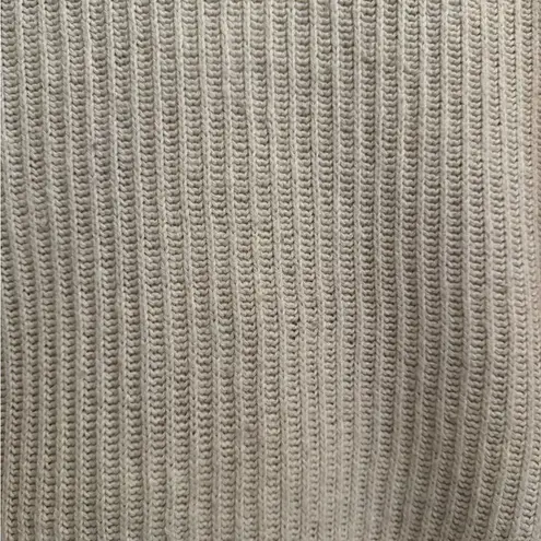 All Saints Size Large Cream Wool Alpaca Blend Riva V Neck Hi Low Jumper Sweater