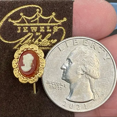 Park Lane Vintage Jewels Rose Flower Intaglio & Mini Victorian Cameo Stick Pins