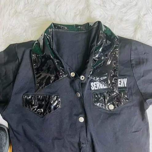 Leg Avenue Sexy sergeant costume dress halloween size M/L