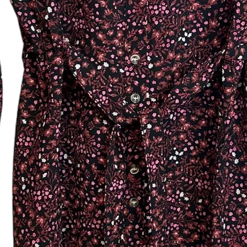 VERO MODA Ditsy Floral MIDI Dress Size Small