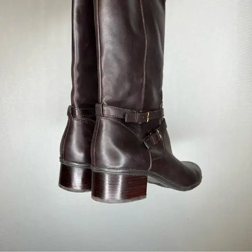 Brandolino | Size 10.5 Classic Brown Heeled Boots with Two