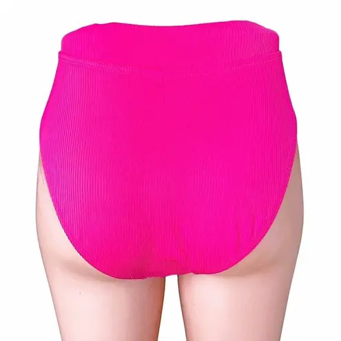 California Sunshine Fuchsia Pink 2 Piece Bikini Swimsuit ~ Women's MED & LARGE