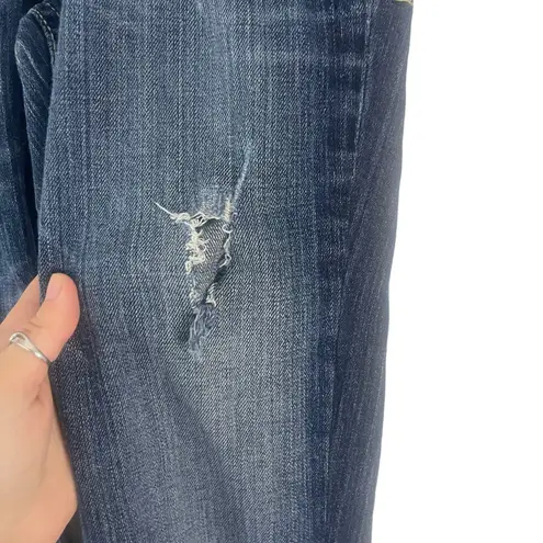 BKE Women's Size 28 Sabrina Western Medium Wash Capri Jeans